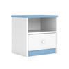 KINDER-NACHTTISCH Babydreams 39/40/30 - Blau, Holzwerkstoff (39/40/30cm) - Kocot Kids