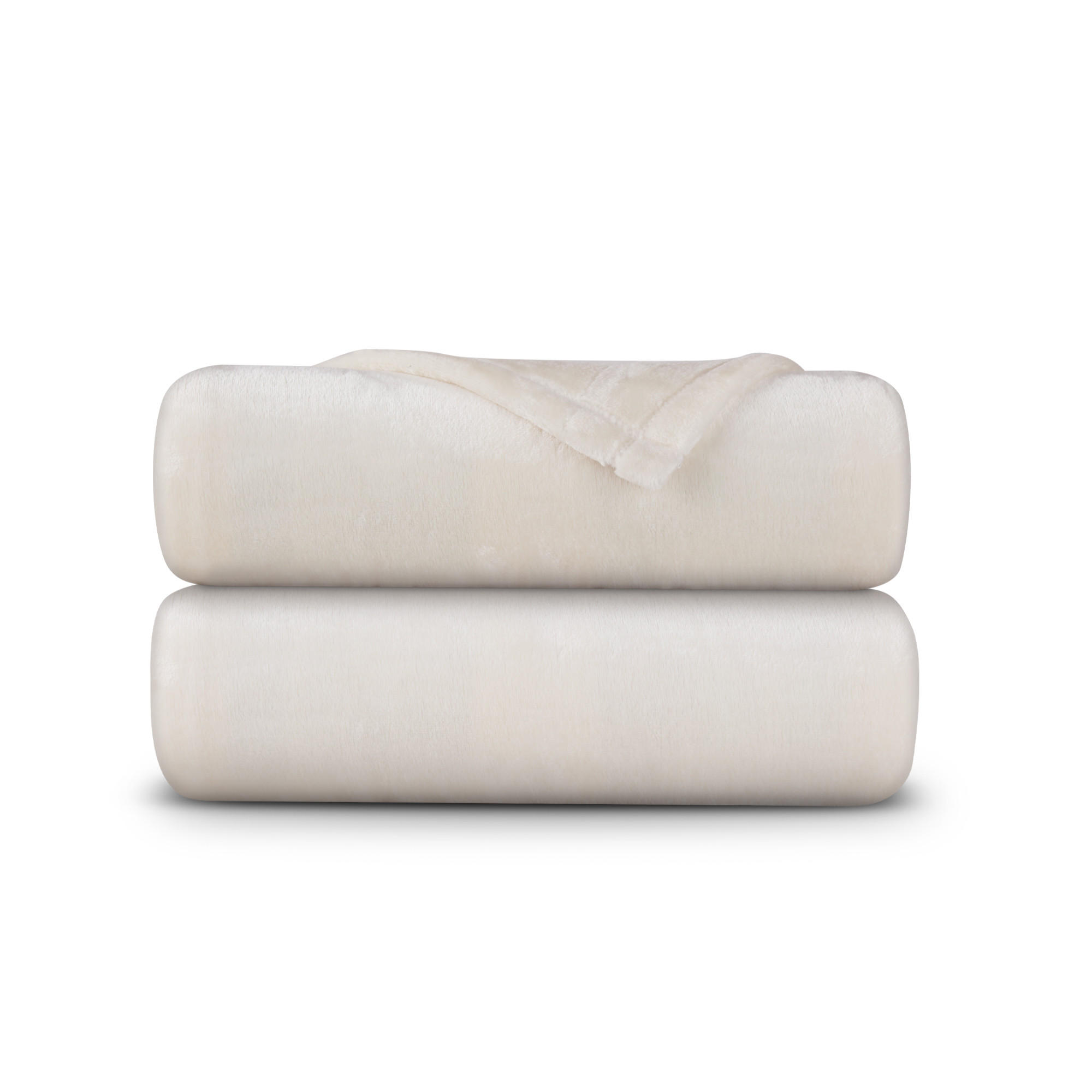KUSCHELDECKE mit Cashmere Touch 200x220 cm Offwhite - Naturfarben, Textil (200/220cm)