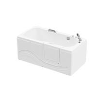 SENIORENBADEWANNE VITAL M - Rechts, M - Weiß, Kunststoff (153/64/76cm) - Home Deluxe
