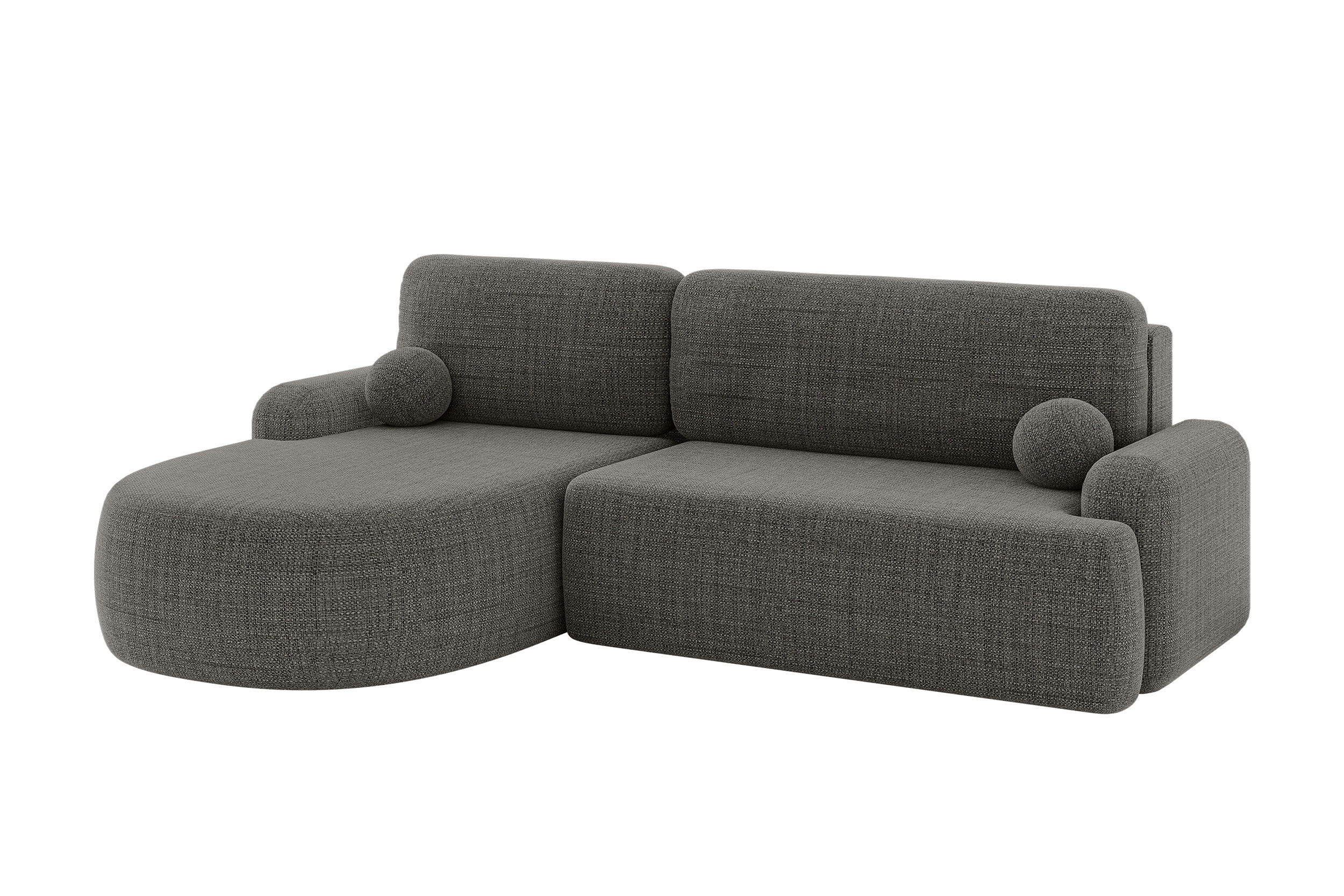 Altdecor Ecksofa Grau 264x172 cm