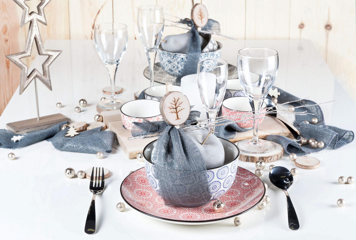 FRÜHSTÜCKTELLER Speiseteller Delirio ø 24 cm - 6 Stück - Multicolor, Keramik (2/3/24cm) - Cosy & Trendy