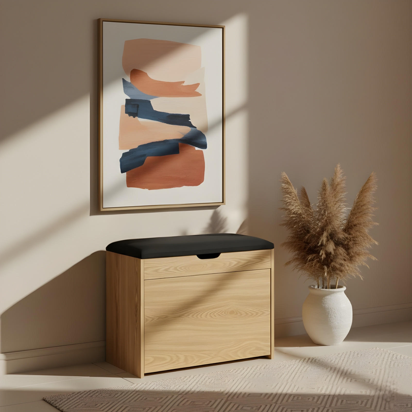 SCHUHSCHRANK Scala 57/30/53 cm - Braun, Holzwerkstoff (30/53/57cm) - BOXIMO