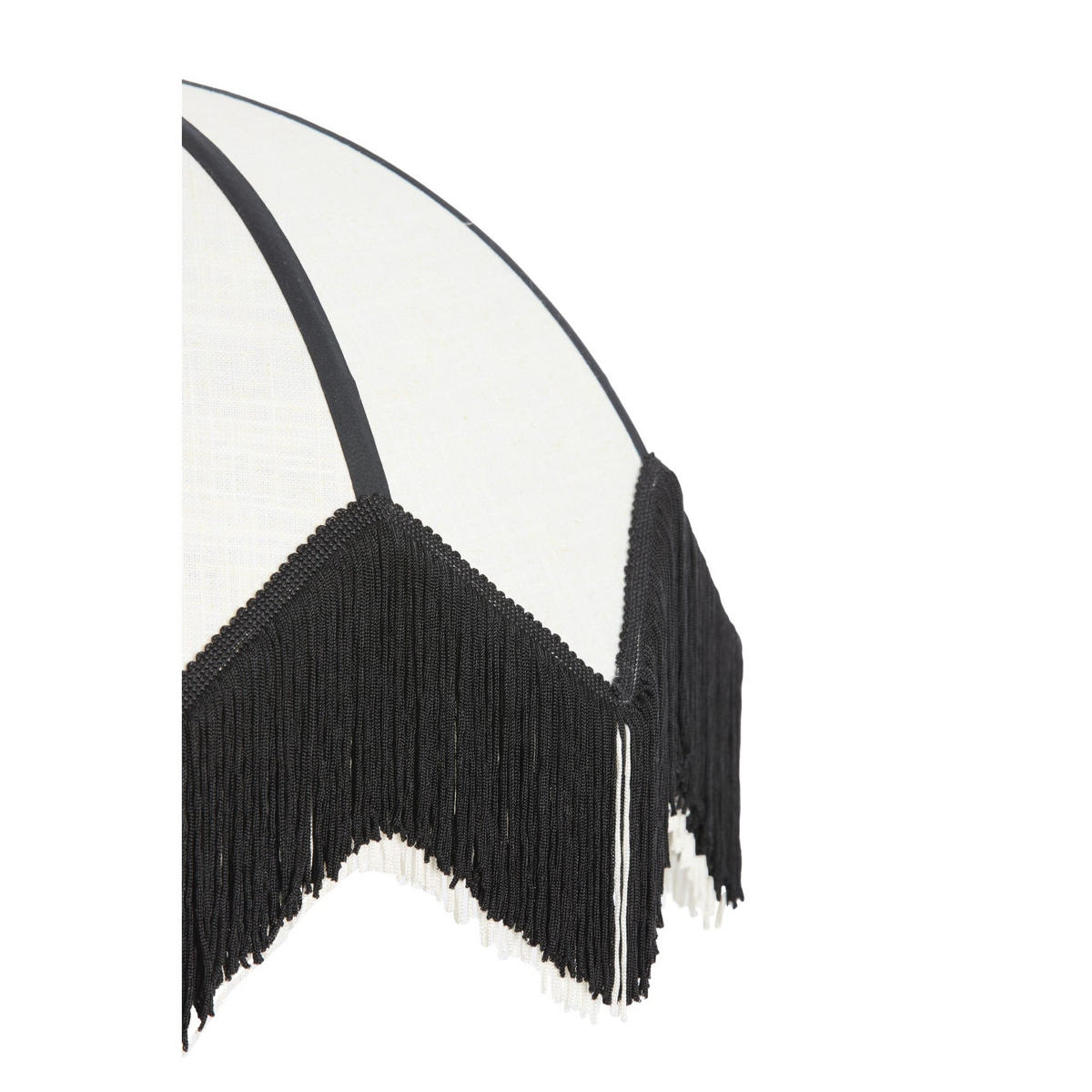 LAMPENSCHIRM Sulina Weiß 35/35/28 cm - Weiß, Textil (35/35/28cm) - Light & Living