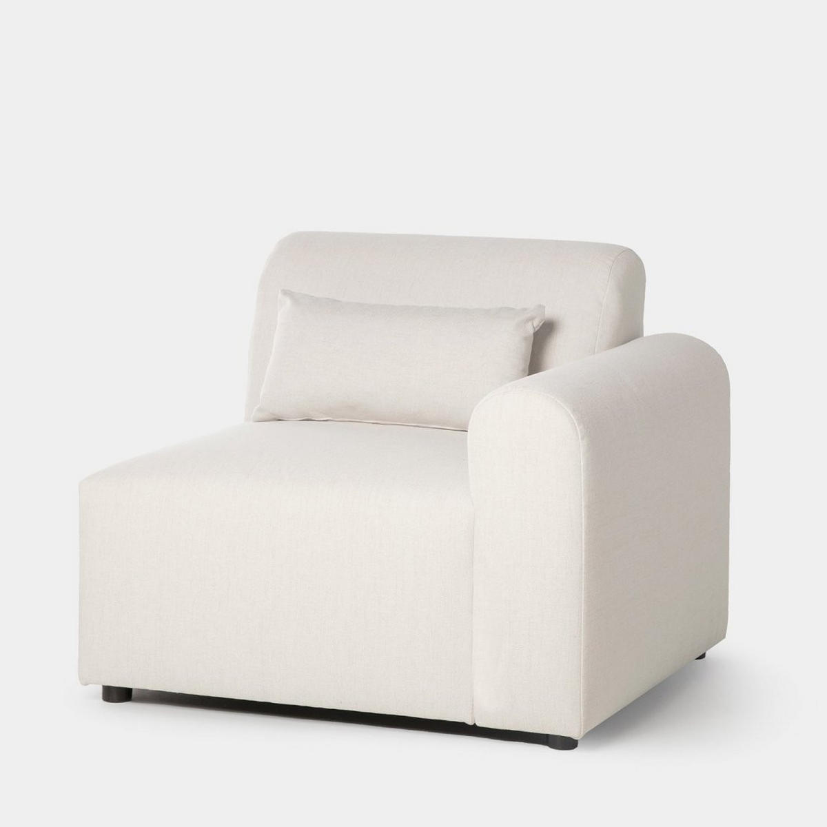 SOFA MODULARES Cillian Beige 100 cm x 87 cm - Beige, Textil (100/87/90cm) - Klast Home