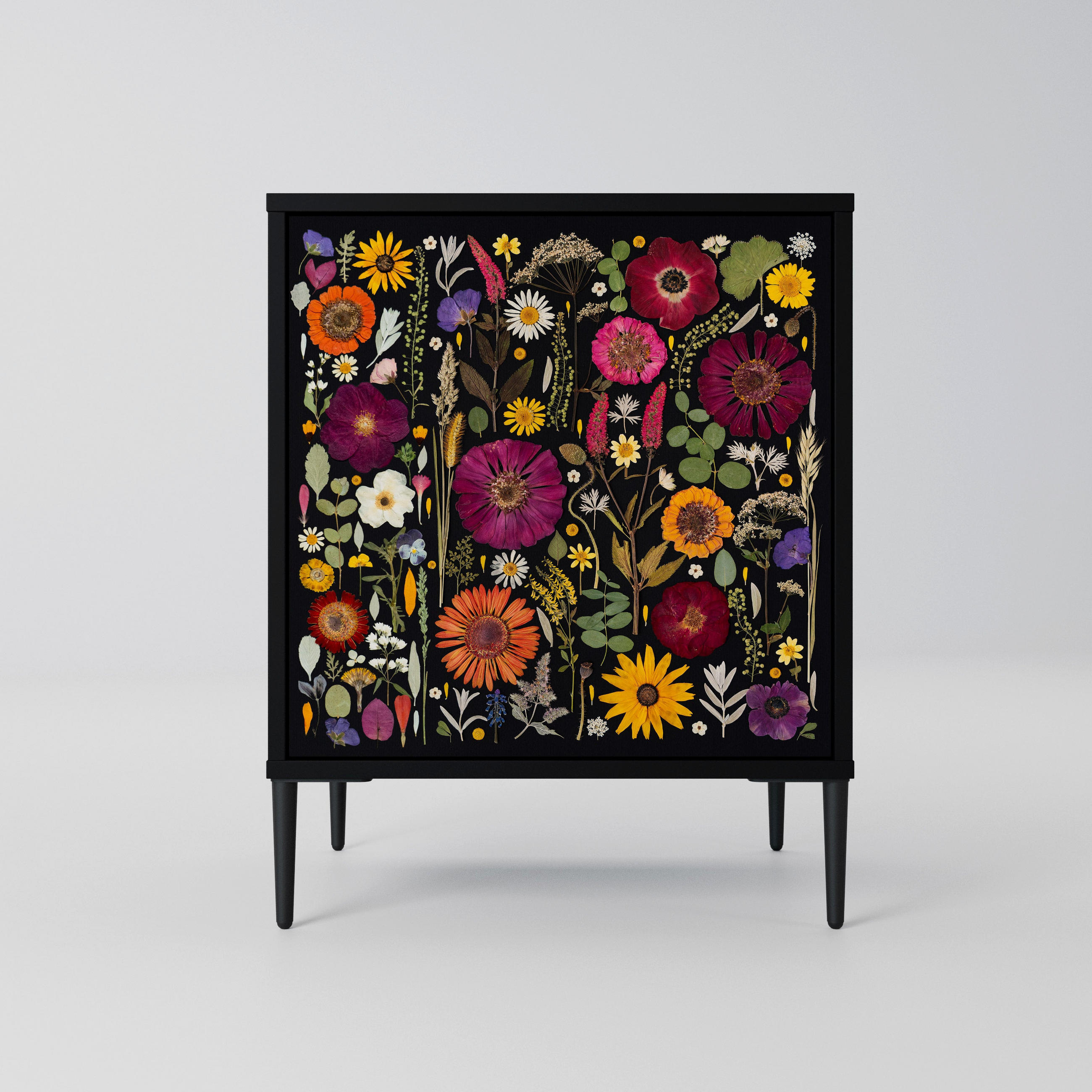 SpaceRebels Sideboard Schwarz 57.5x72.5x42 cm