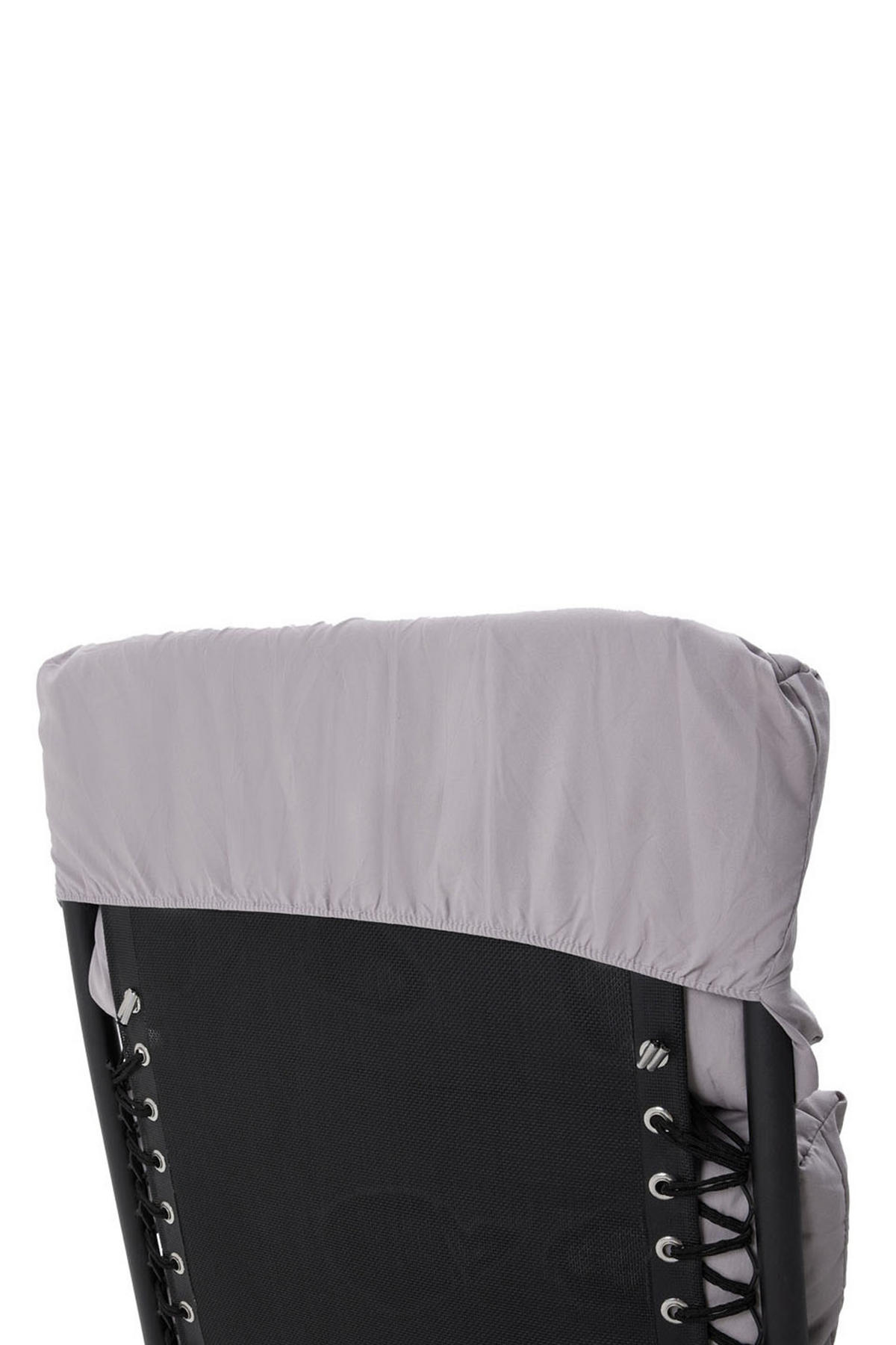 LIEGEKISSEN aus Polyester in Grau Gepolstertes für den Außenbereich 180 cm B x 55 cm - Grau, Textil (55/71/180cm) - Livingandhome