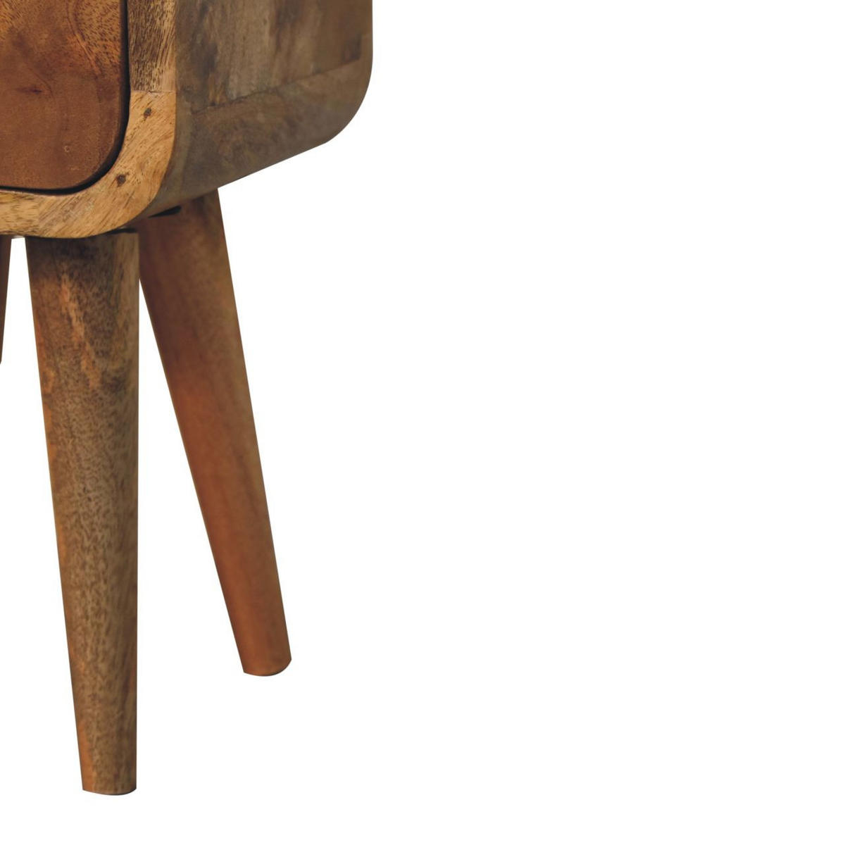 NACHTTISCH IN EICHENOPTIK, 2 SCHUBLADEN - Braun, Holz (20/40/20cm) - Artisan Furniture