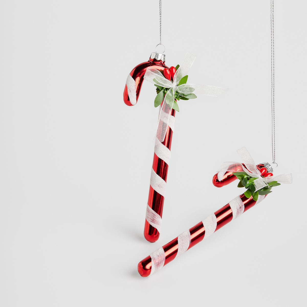 GLASKUGELSET Xmasstick - Rot, Glas (6/19/3cm) - home&you