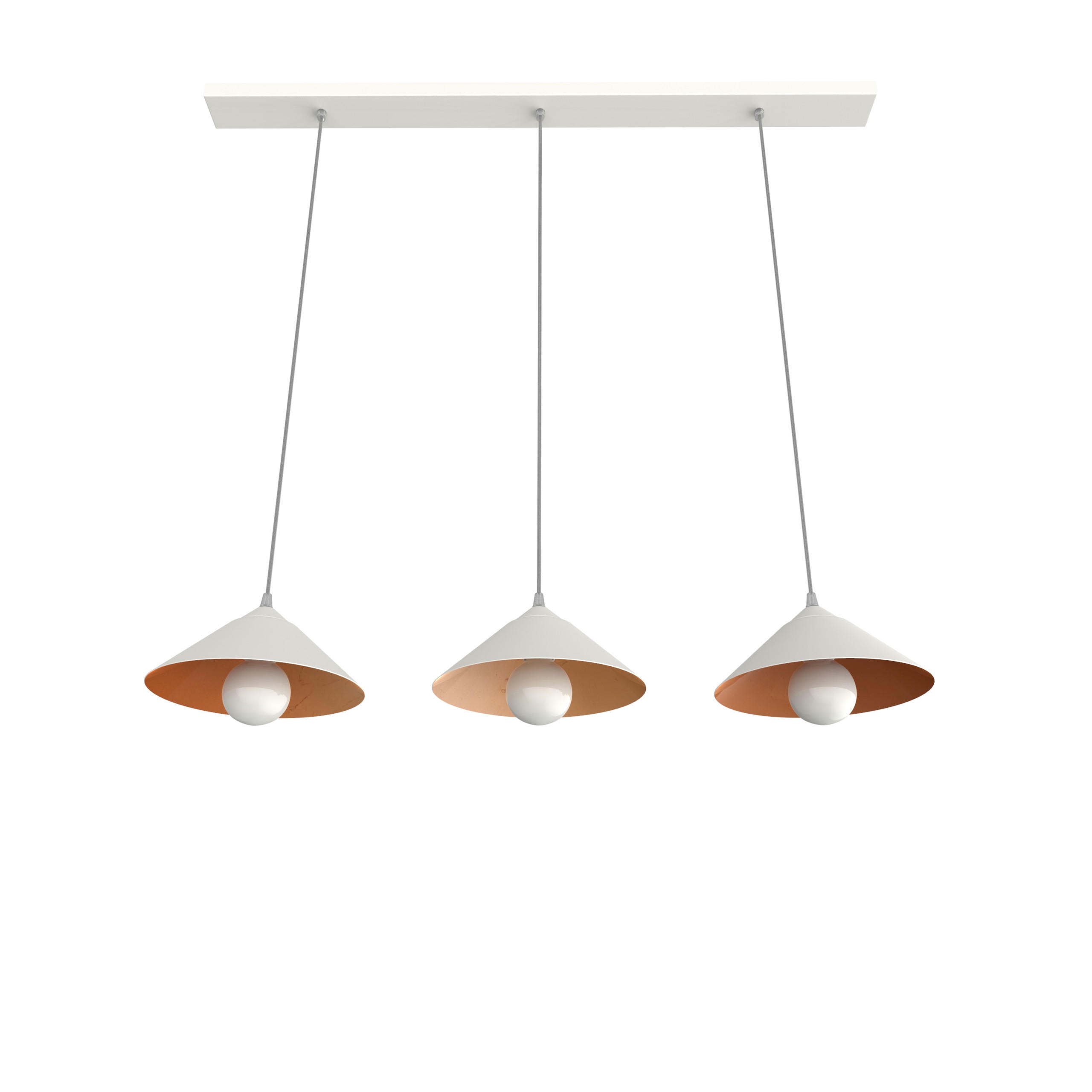 HÄNGELEUCHTE - Kupferfarben, Metall (25/100/120cm) - Lumicom