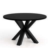 TISCH Schwarz NEO Rund 58 cm - Schwarz, Holzwerkstoff (58/58/45cm) - Sepro Meble