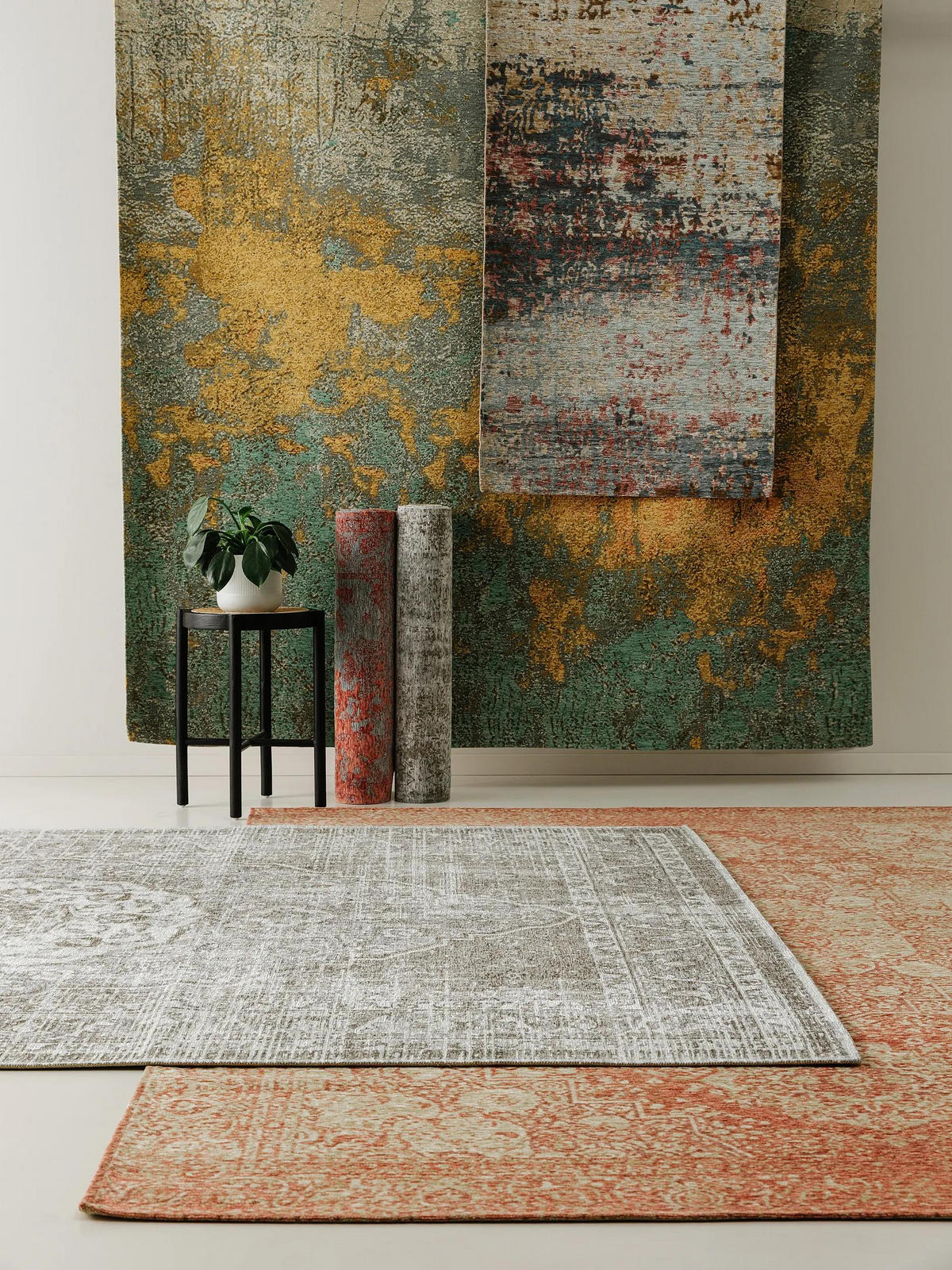 FLACHGEWEBETEPPICH Frencie Rot 160x235 cm - Rot, Textil (160/235cm) - benuta Nest