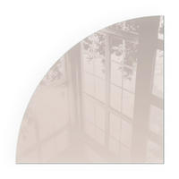 GLASPLATTE für Kamin 100x100 cm - Beige, Glas (100/100/0.4cm) - TULUP