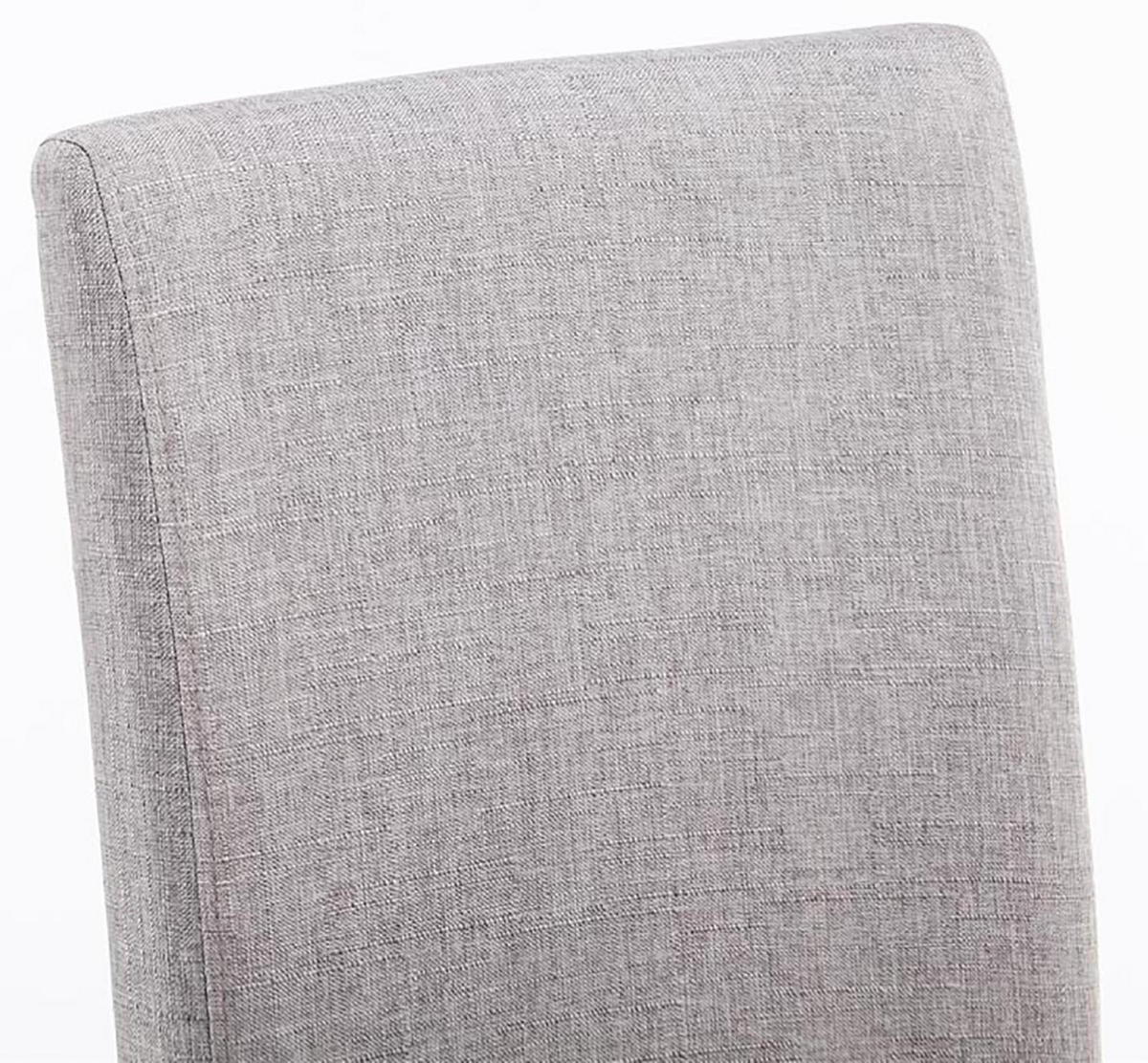 ESSZIMMERSTUHL Ines, 2er Set Stoff, Gestell Holz Cappuccino Hellgrau - Grau/Cappuccino, Holz/Textil (41/91/47cm) - TPFLiving