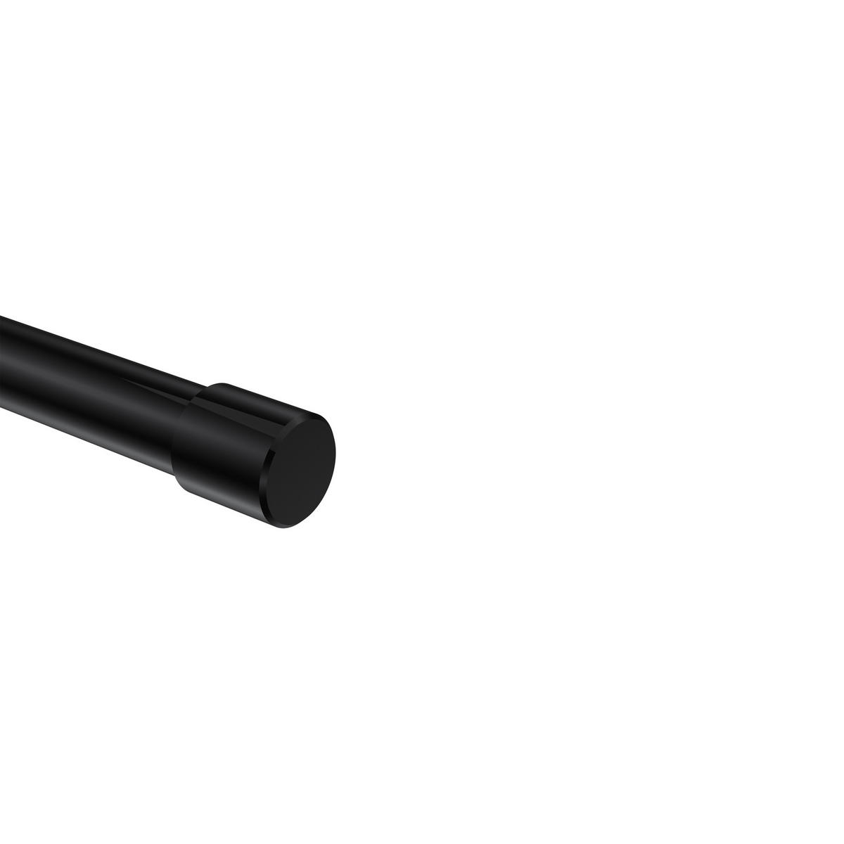 ENDSTÜCKE FÜR GARDINENSTANGEN 20 mm Ø, Santo Schwarz, Packung 2 Stück - Schwarz, Metall (2.5/2.5/2.5cm) - INTERDECO