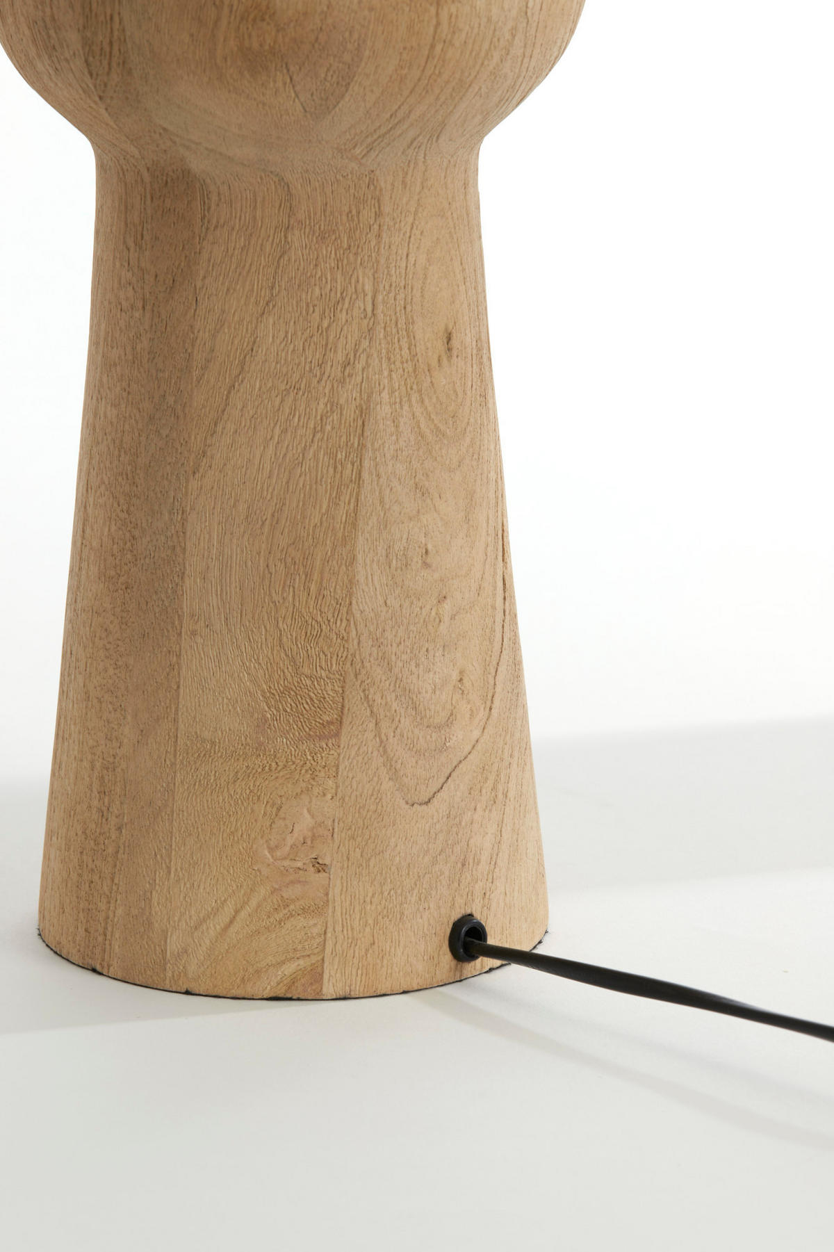 LAMPENFUSS Baglio Braun Ø17/35 cm - Braun, Holz (17/17/35cm) - Light & Living