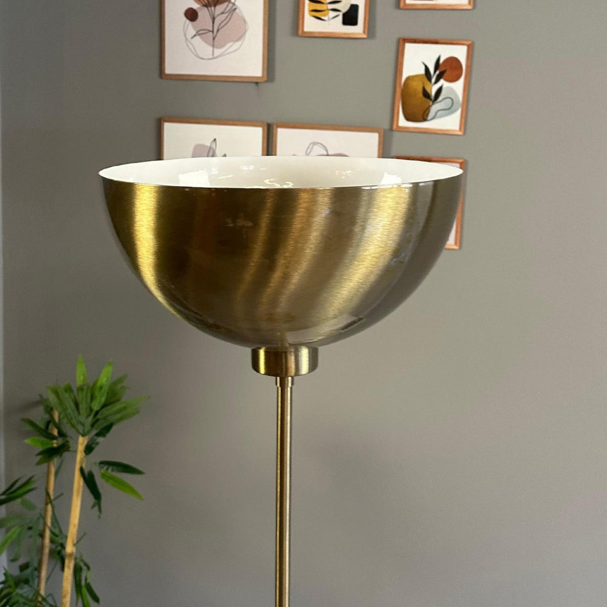 STEHLAMPE Kelan 160 Cm - Messingfarben, Metall (30/30/160cm) - Bamyum