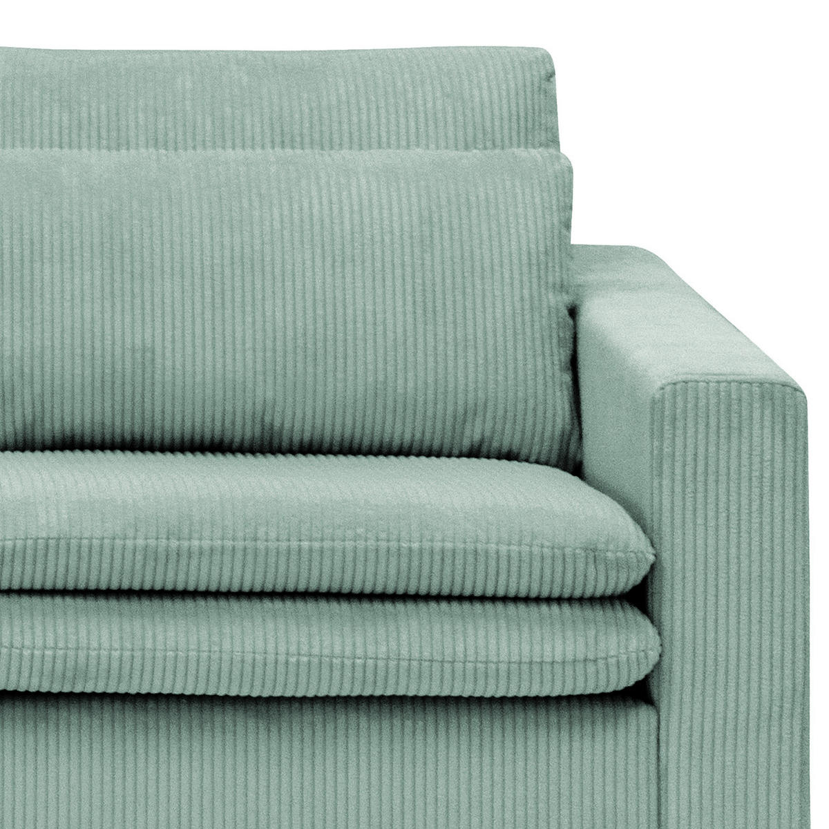 2,5-SITZER SOFA - Blau, Textil (180/82/104cm) - home24