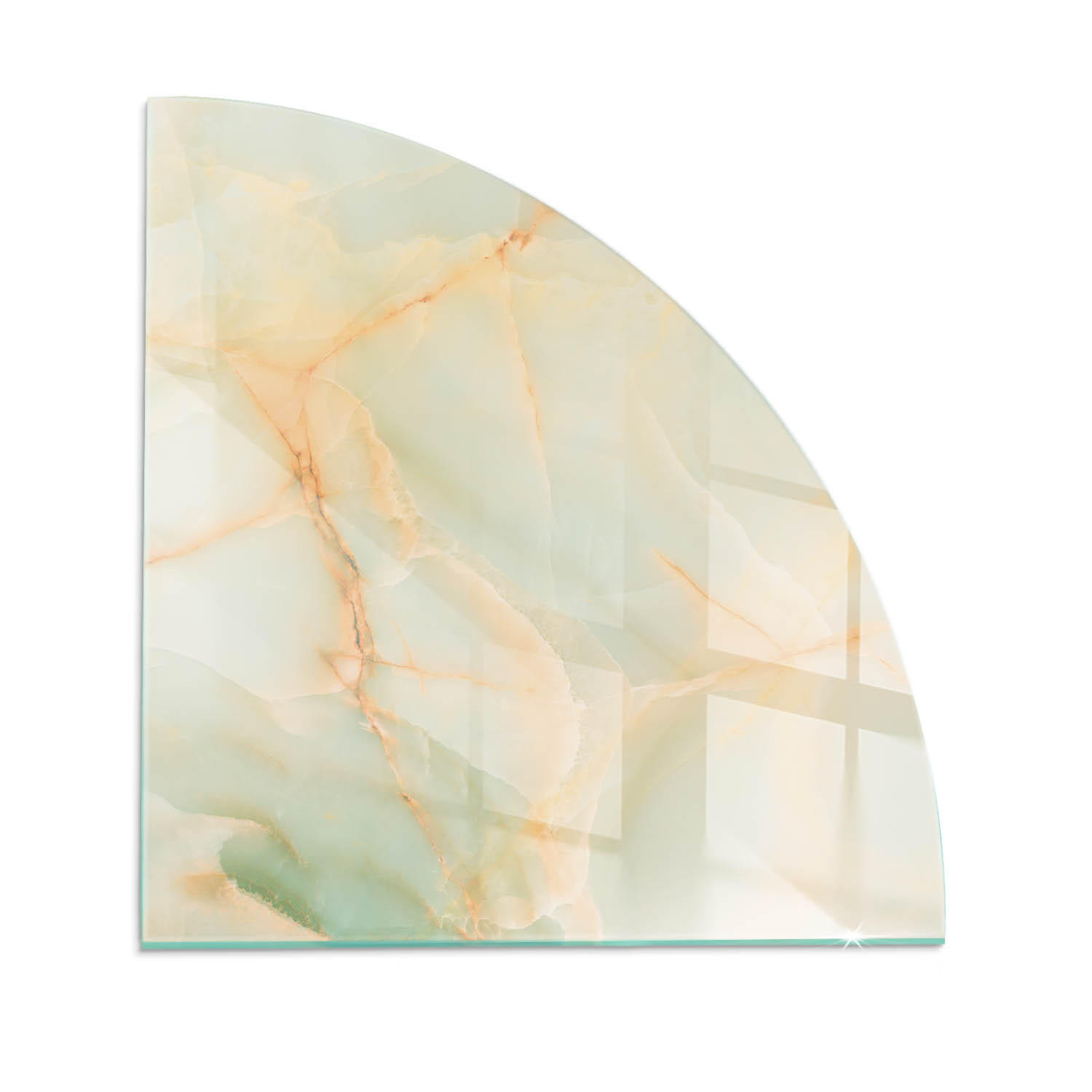 ArtPrintCave Glasplatte Türkis 100x100x0.4 cm
