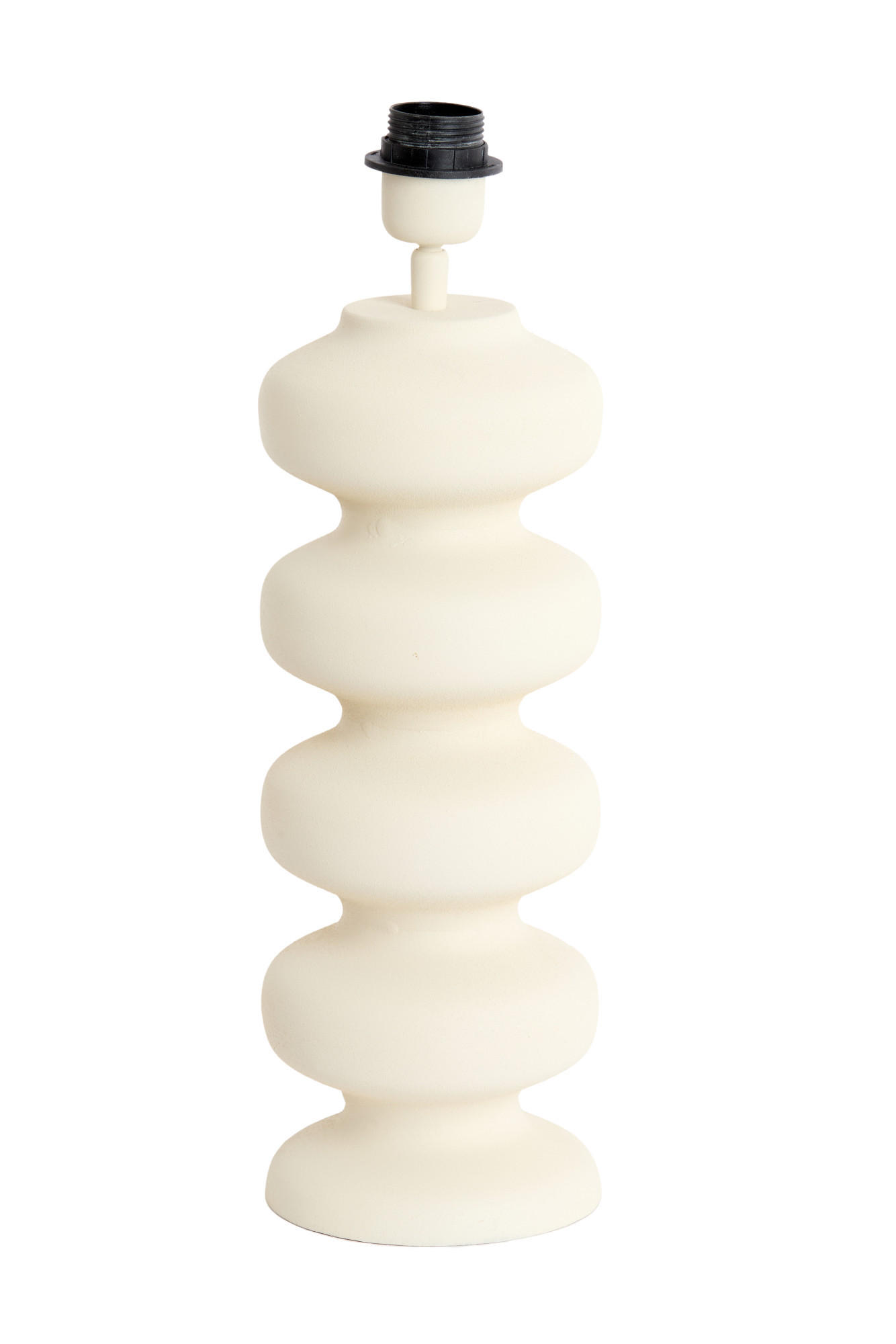 LAMPENFUSS Soroca Weiß Ø15/42 cm - Weiß, Metall (15/15/42cm) - Light & Living