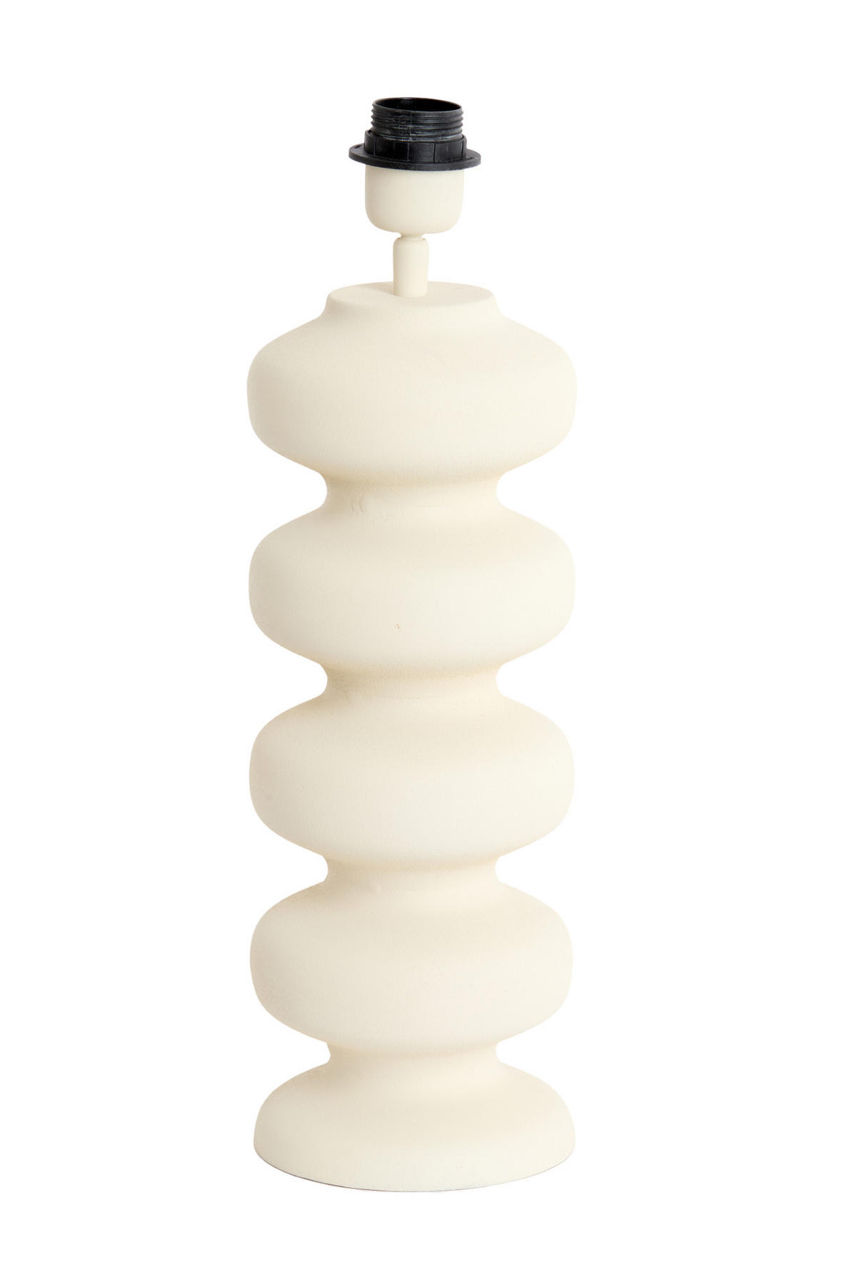 LAMPENFUSS Soroca Weiß Ø15/42 cm - Weiß, Metall (15/15/42cm) - Light & Living