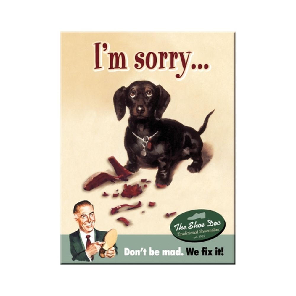 MAGNET 6/8 cm Animal Club I'm Sorry … - Multicolor, Metall (6/8/0.1cm) - Nostalgic-Art
