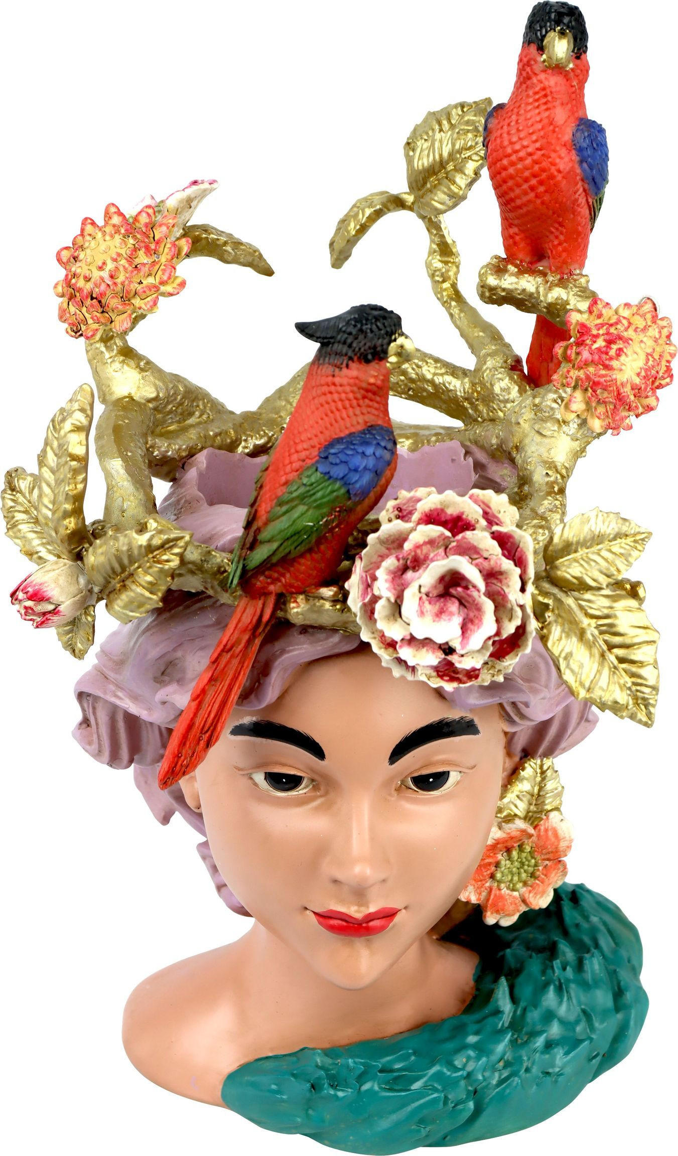 PFLANZFIGUR Lady Paradise - Multicolor, Kunststoff (24/32/20cm) - FURNARO