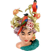 PFLANZFIGUR Lady Paradise - Multicolor, Kunststoff (24/32/20cm) - FURNARO