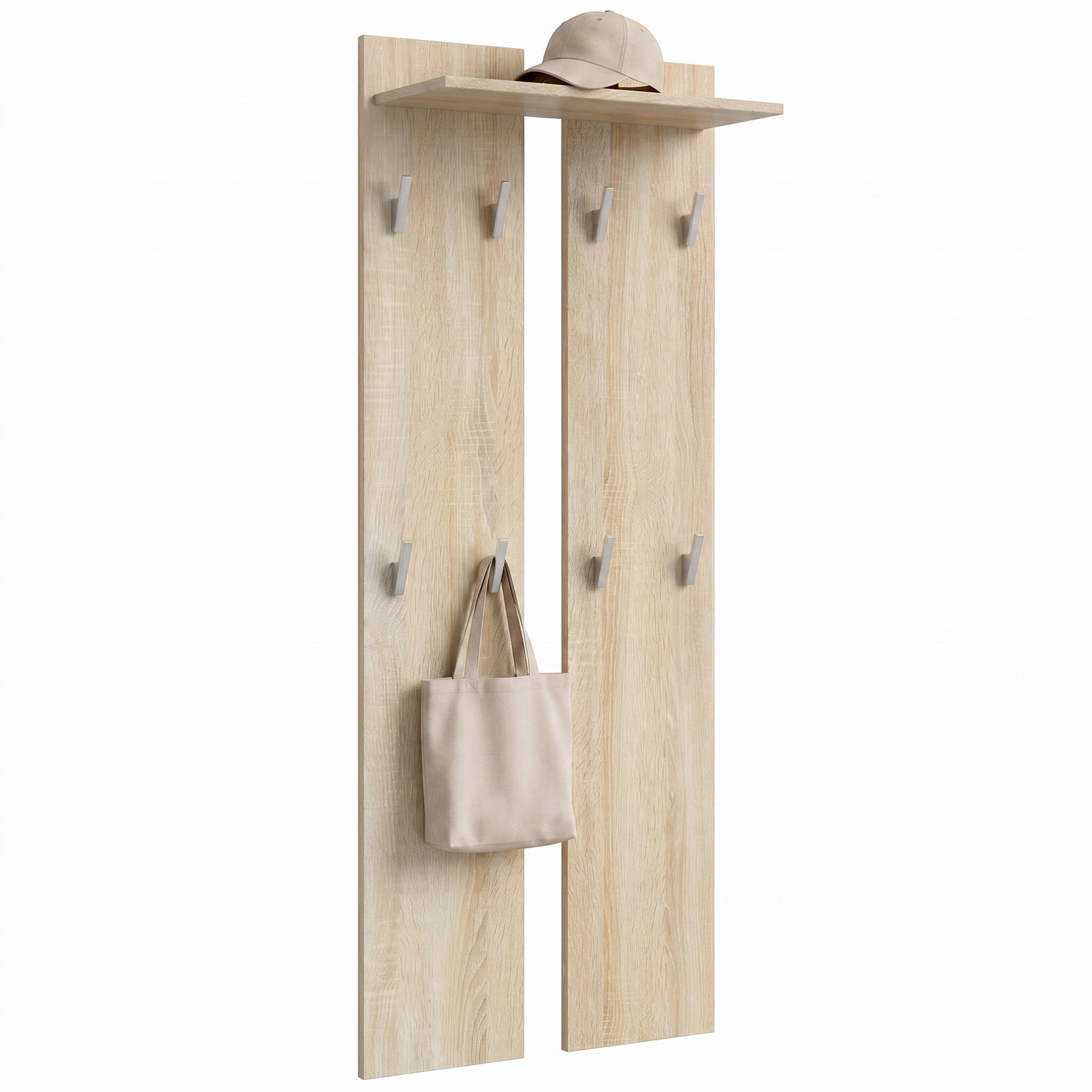 Vladon Garderobenpaneel Eiche San Remo 57x170x20 cm