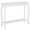KONSOLENTISCH weiß rechteckig 30/100 cm Hartford - Weiß, Holzwerkstoff (30/100/80cm) - Beliani