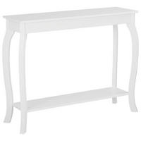 KONSOLENTISCH weiß rechteckig 30/100 cm Hartford - Weiß, Holzwerkstoff (30/100/80cm) - Beliani