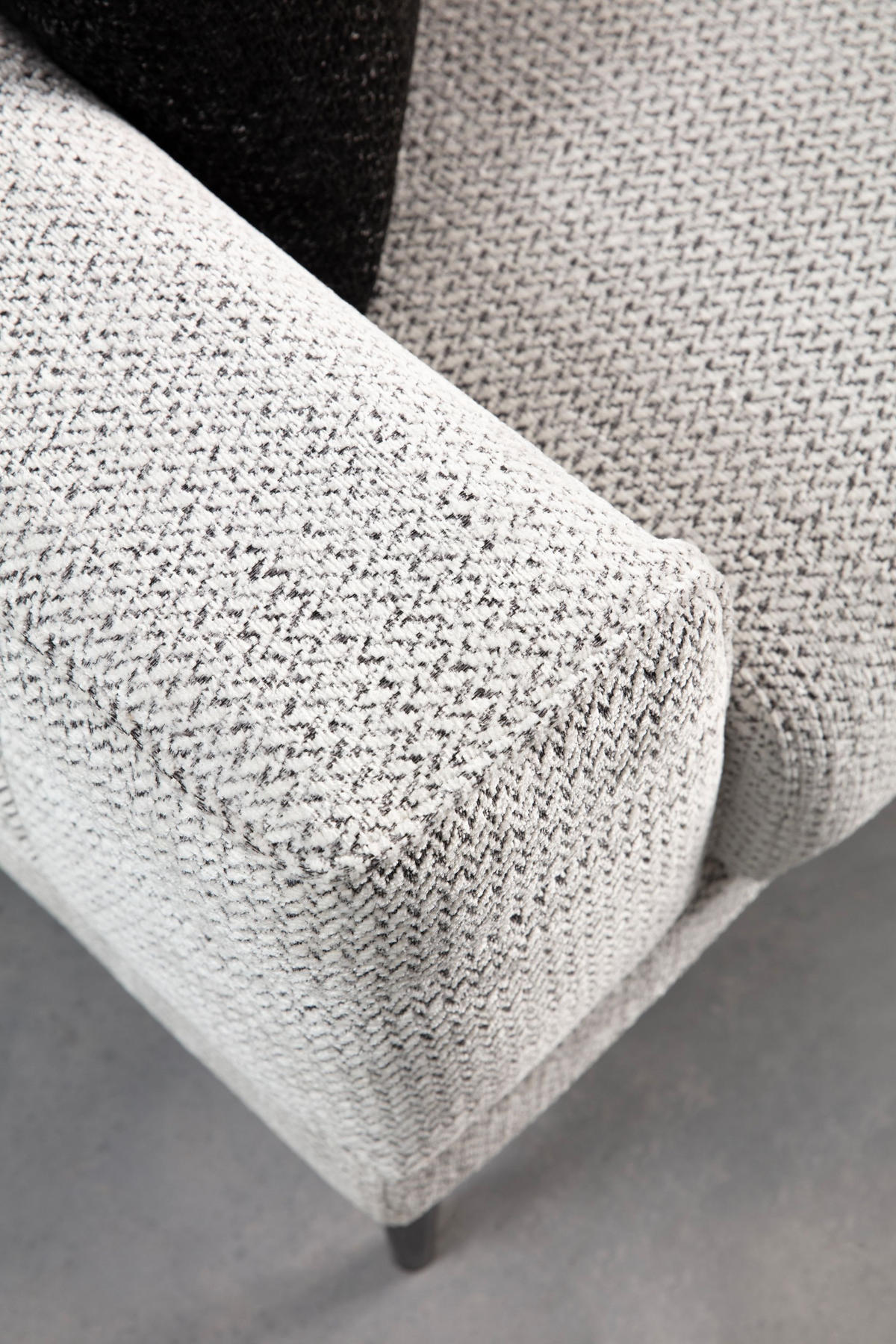 SOFA Ivory 3-Sitzer Grau - Grau, Kunststoff/Textil (230/78/90cm) - Villa Möbel