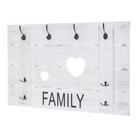 WANDGARDEROBE FAMILY SHABBY-LOOK Cremeweiß - Weiß, Holz (90/60/3cm) - Jamb