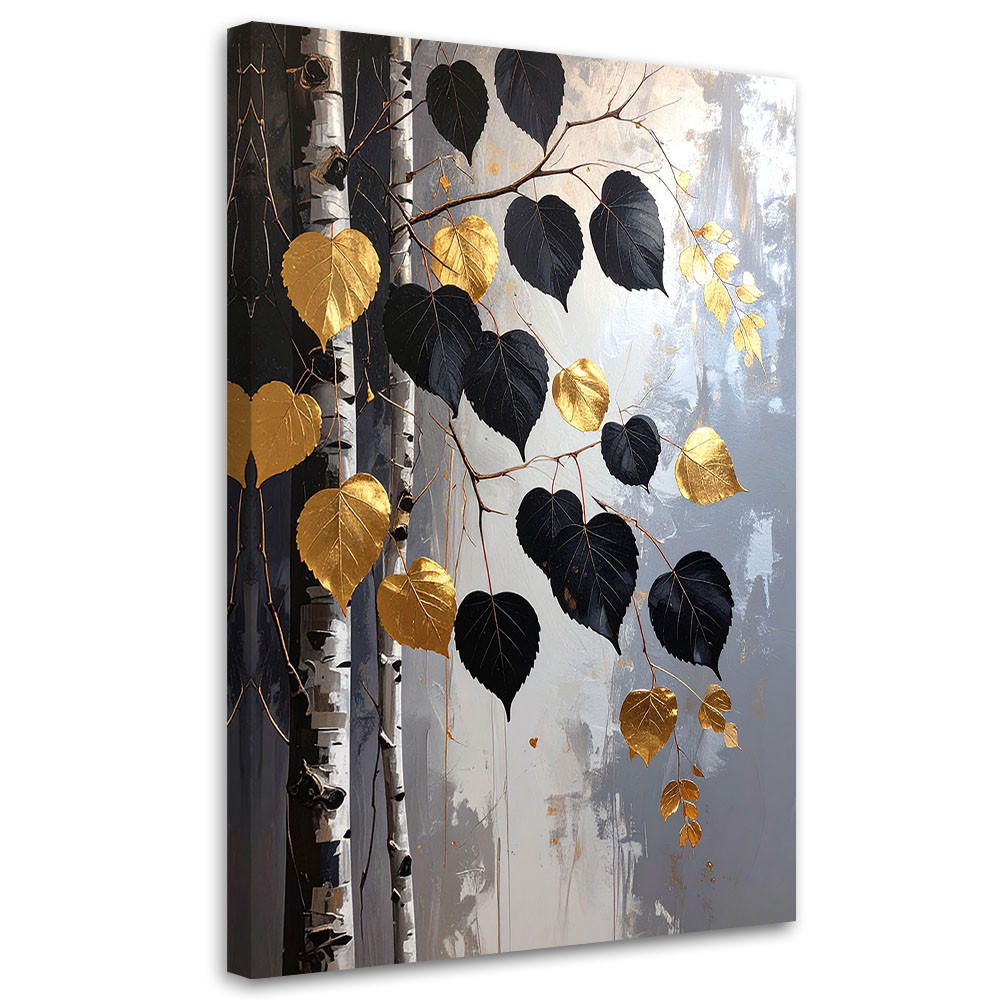 Feeby Wandbild, Schwarz 60x90 cm