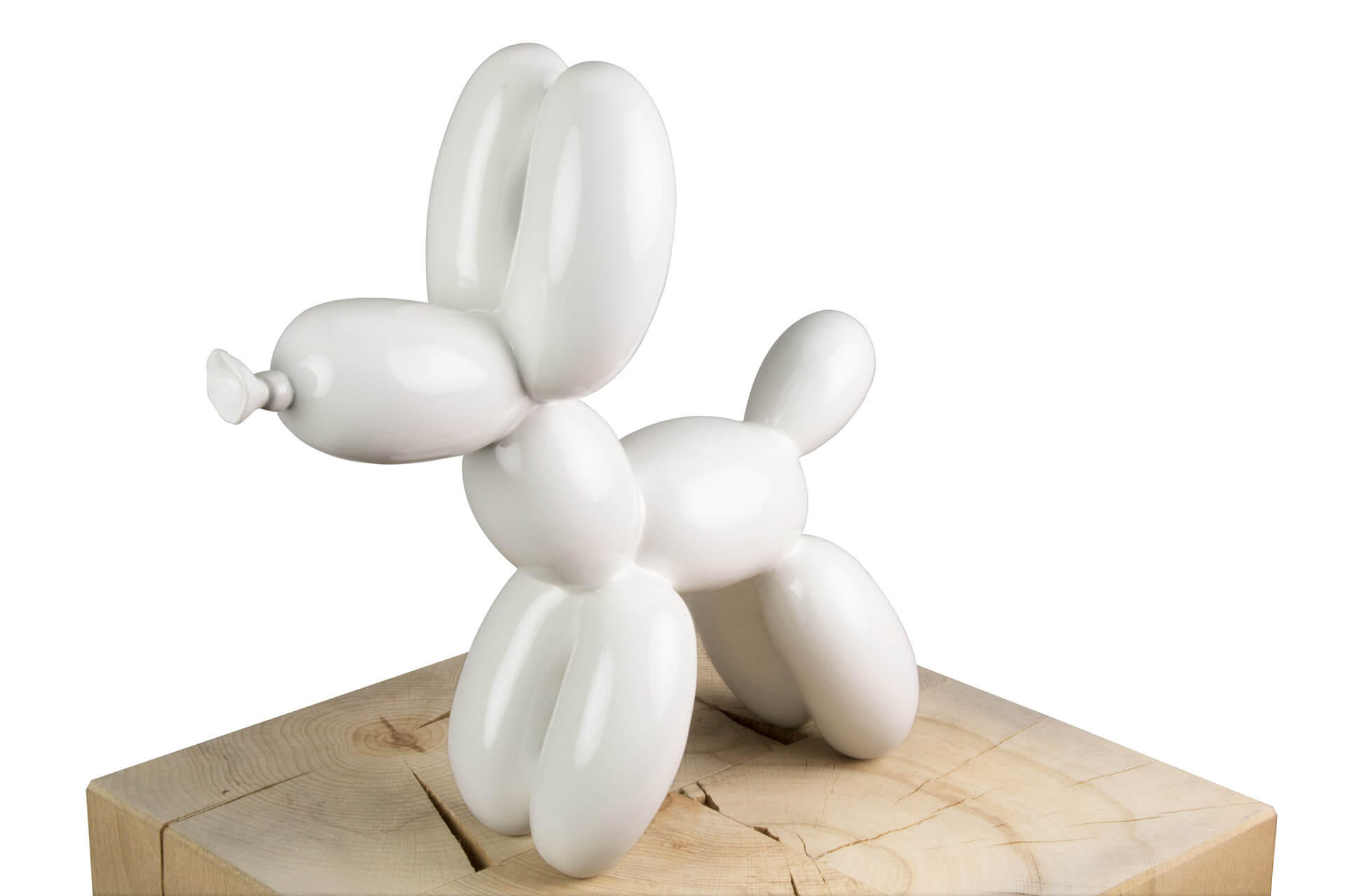 SKULPTUR Weiß 28/26 cm - Weiß, Stein (0.95/26/10cm) - KUNSTLOFT