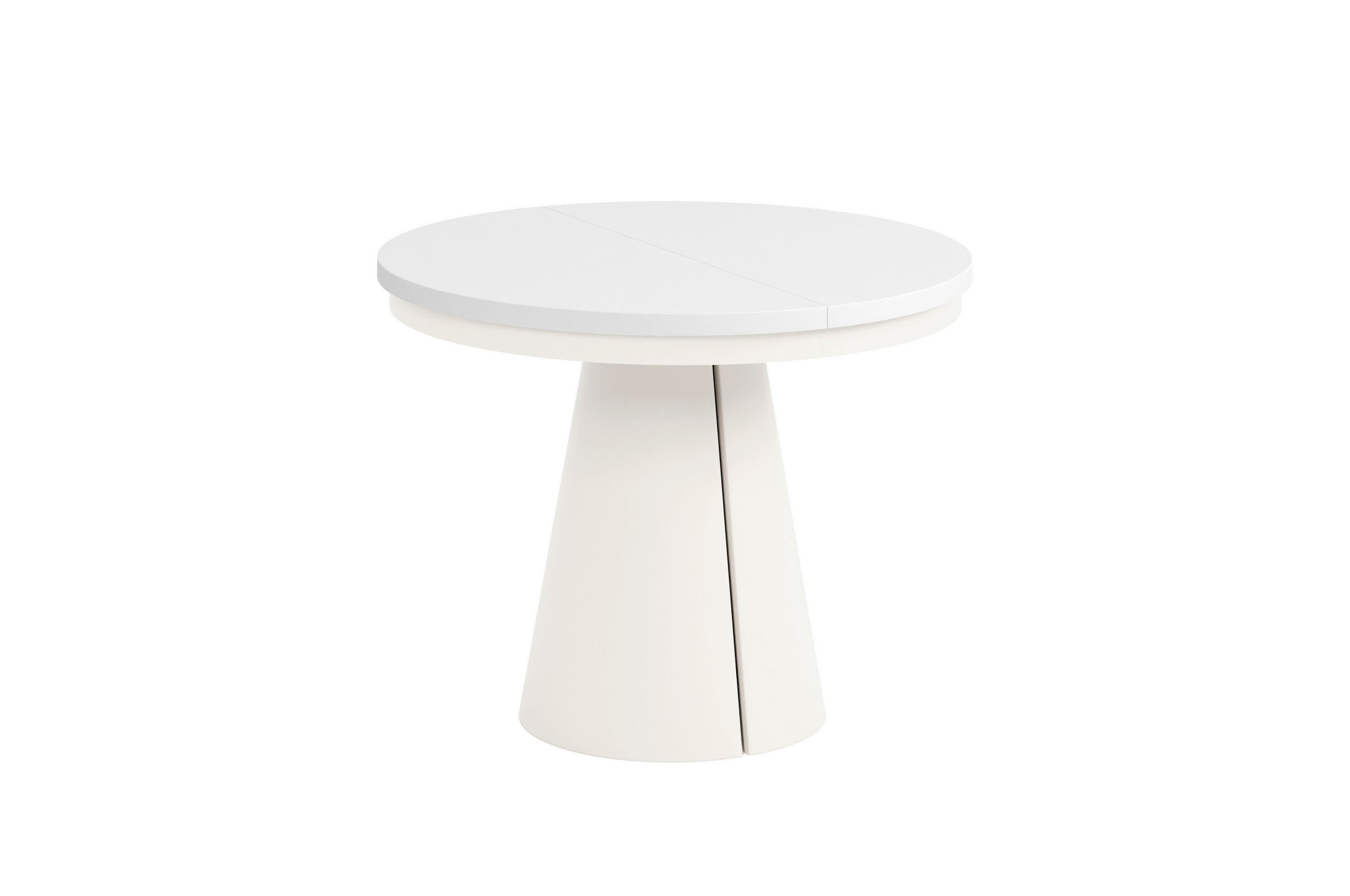 ESSTISCH CALMA Bis - Kaschmir/Beige, Holzwerkstoff/Metall (100/100/76cm) - Meblini