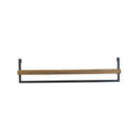WANDREGAL Maddison Braun 100/15/24 cm - Braun, Metall (100/24/15cm) - Light & Living