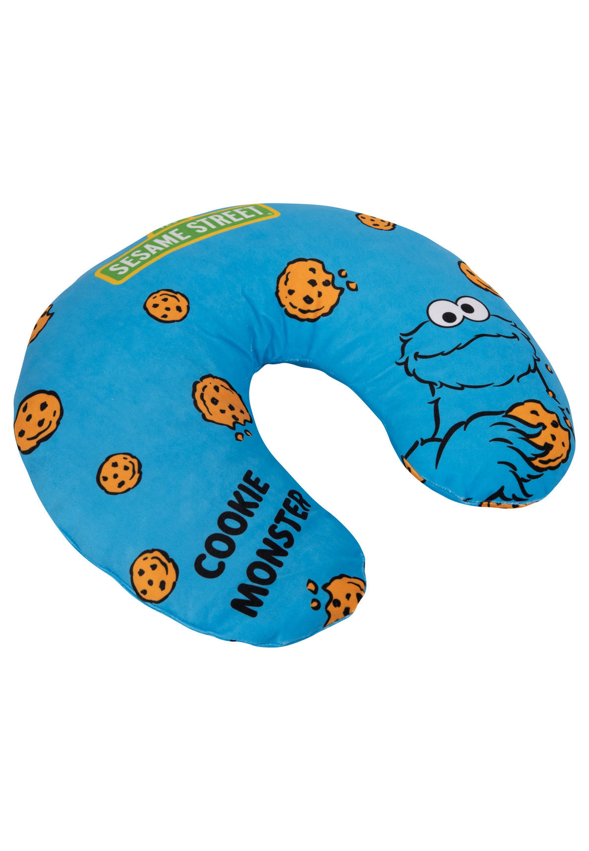 NACKENKISSEN Sesamstraße Blau 35 x 30 cm - Blau, Textil (35/30cm) - United Labels