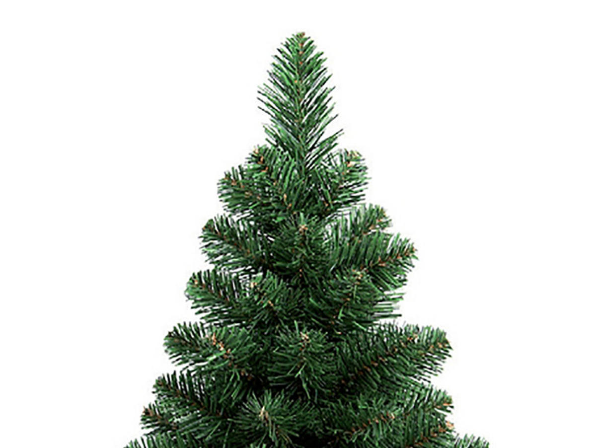 WEIHNACHTSBAUM künstlicher NARNIE 75 cm, grün, 2D, 90 Zweige, inkl. Pflanztopf mit Jutesack - Grün, Kunststoff/Stein (48/75cm) - LAALU