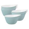 MÜSLISCHALEN Life Fashion Green Chic 600 ml 6er Set - Grün, Keramik (15.7/13.7/8.4cm) - Seltmann Weiden