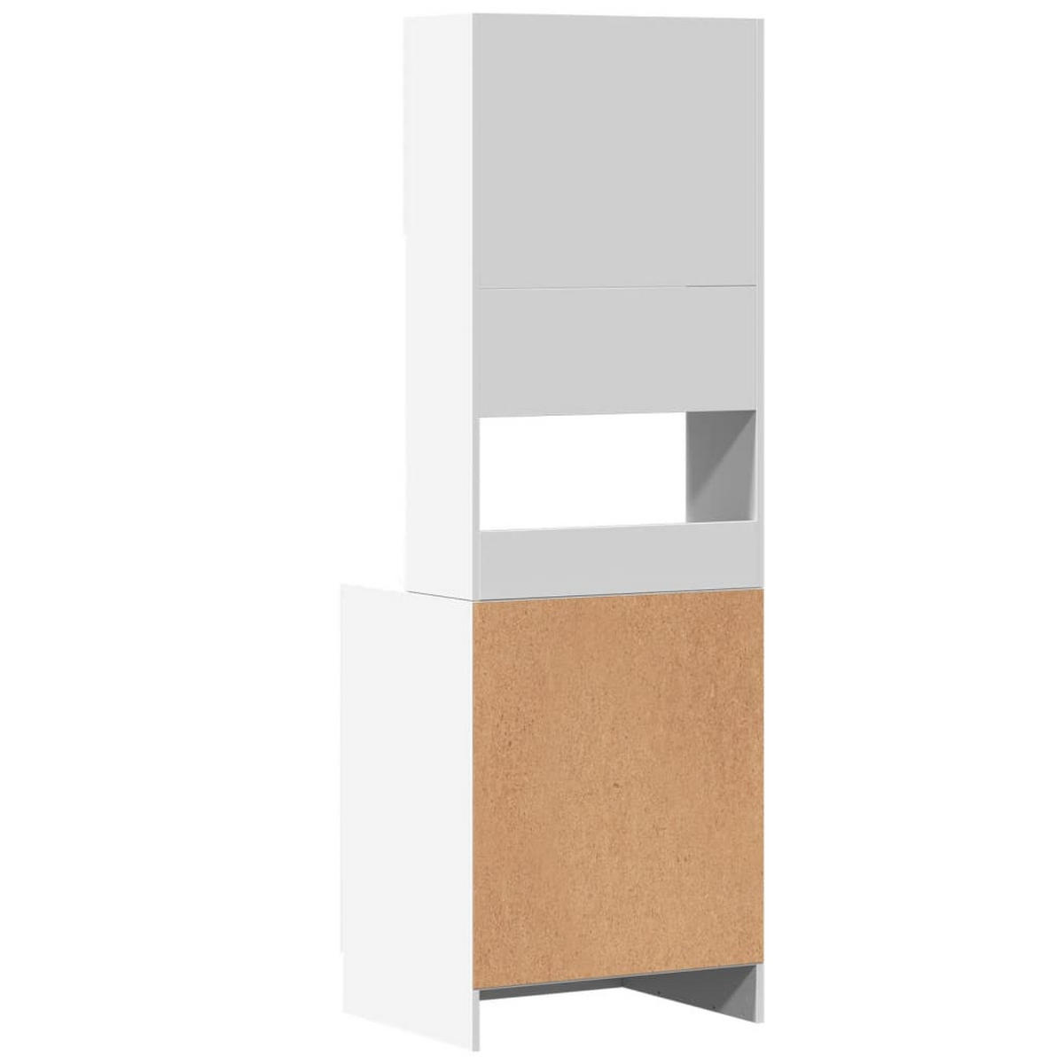 KÜCHENSCHRANK Weiss 60/50/180 Cm Holzwerkstoff - Weiß, Holzwerkstoff (50/180/60cm) - vidaXL