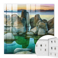 SCHLÜSSELBOX Weiß 30x30 cm – Türöffnung nach rechts - Bergfrieden - Grün, Metall (30/30/5cm) - TULUP