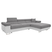 ECKSOFA Torezio Mini, Seite: Rechts - Graphitfarben, Holz/Textil (280/170cm) - MIRJAN24
