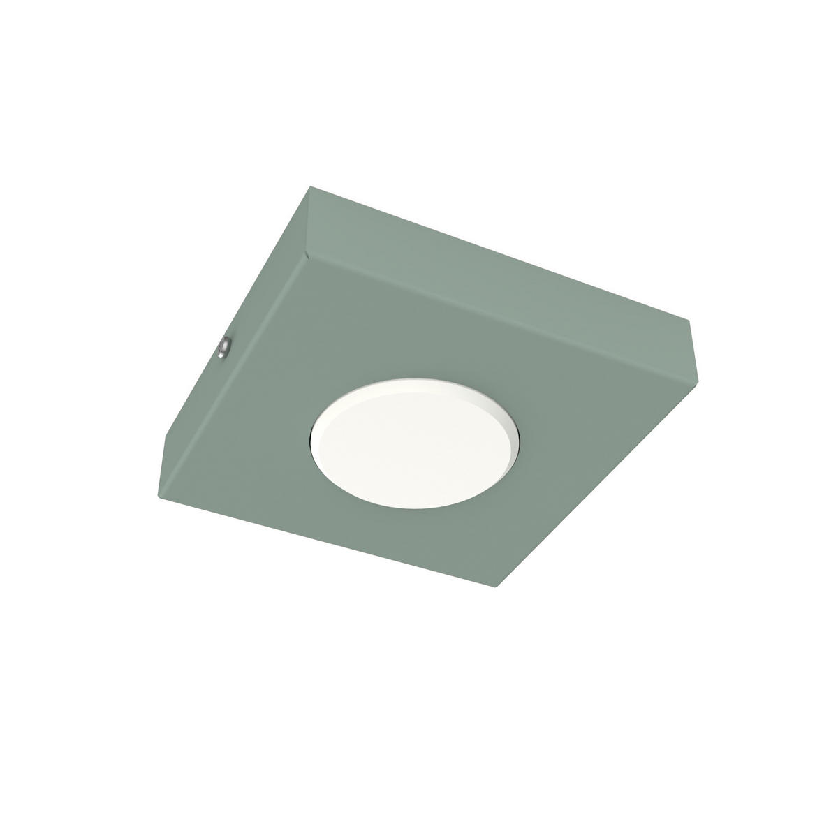 DECKENLEUCHTE - Grün, Metall (15/15/4cm) - Lumicom