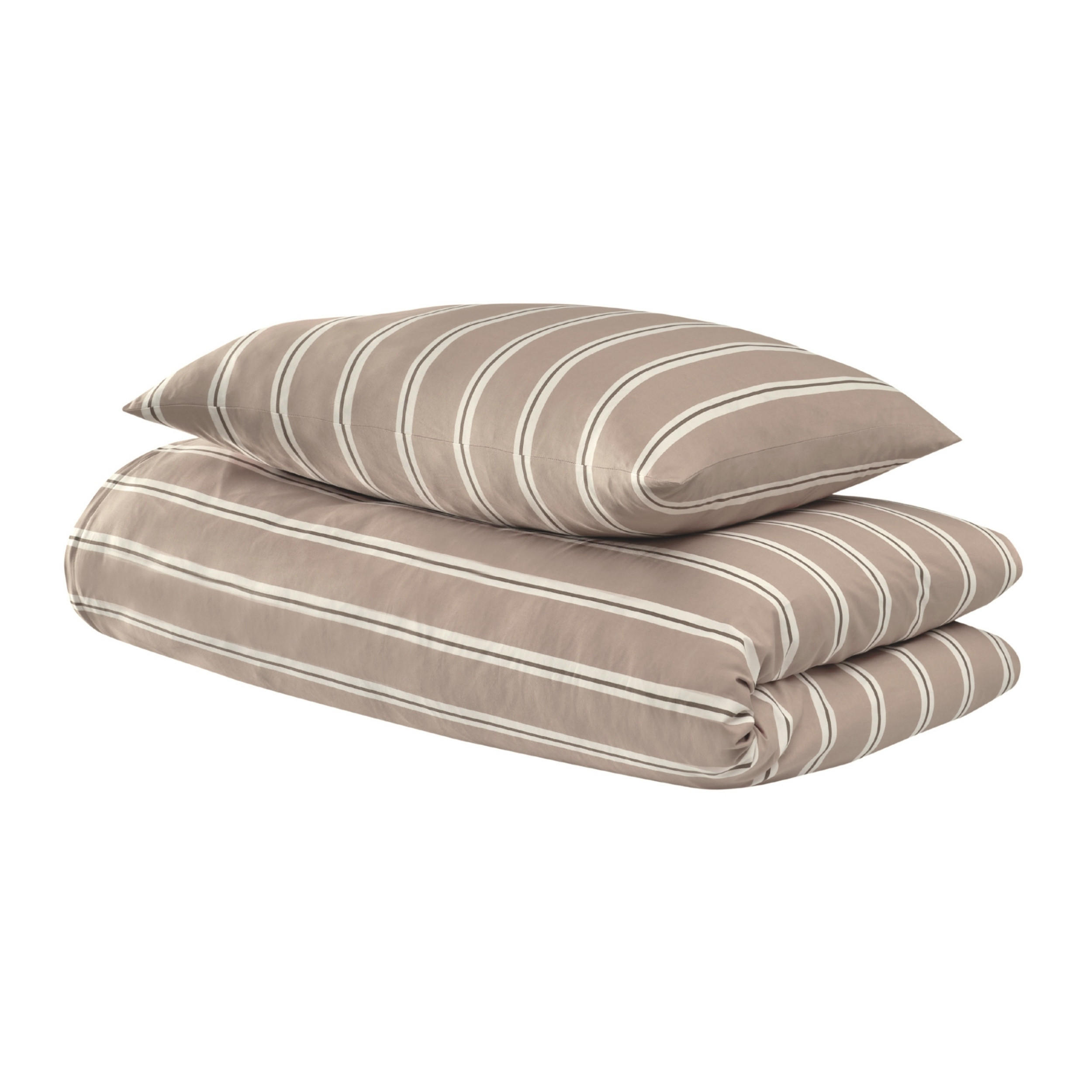 BETTWÄSCHESET Colorado - Renforcé - 2-teilig - 135x200cm - Taupe - Taupe, Textil (135/200cm) - Uncover by Schiesser