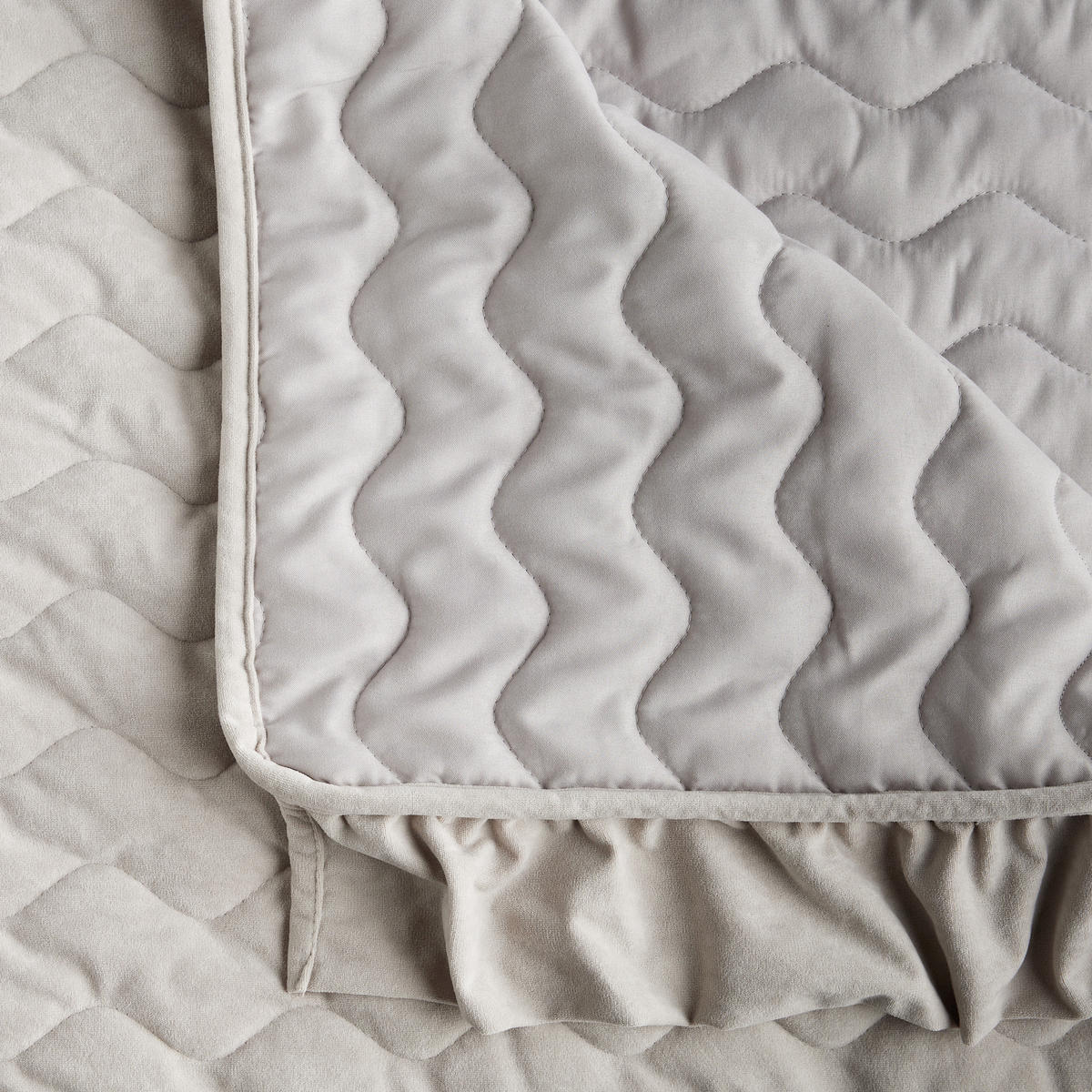 TAGESDECKE Marita - Grau, Textil (200/220cm) - home&you