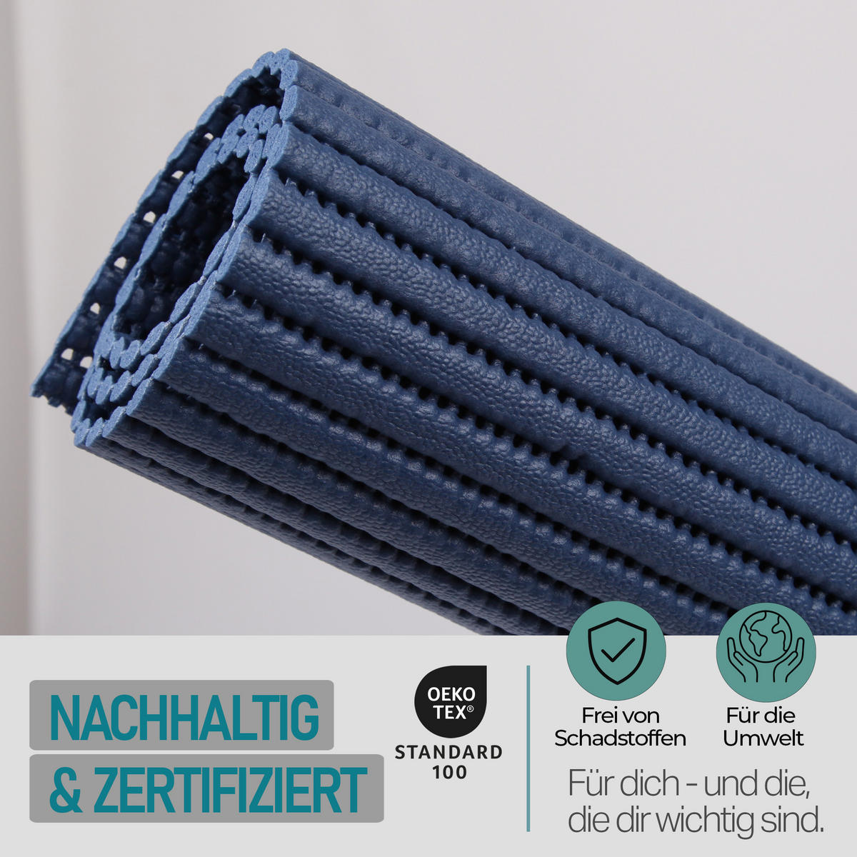 WASCHMASCHINENAUFLAGE 60x60 cm Blau - Blau, Kunststoff (60/60cm) - Bestlivings