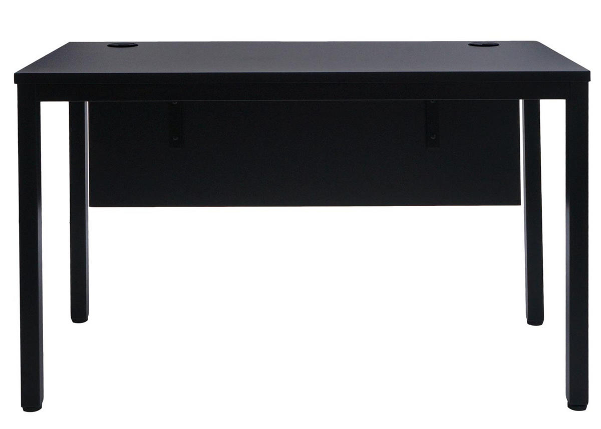 SCHREIBTISCH rechteck Schwarz - Schwarz, Holzwerkstoff (60/120/76cm) - MCW