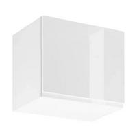 HÄNGESCHRANK – 50 cm – G50K – Velmora – Weiß / Weiß Hochglanz - Weiß Hochglanz, Holzwerkstoff (50/40/32cm) - ROYAL24_MARKT