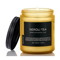 DUFTKERZE Neroli Tee 200g Sojawachs 50h - Goldfarben, Glas (8.5cm)