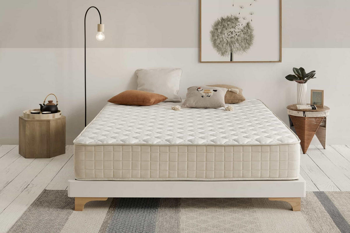 MATRATZE Magic Plus, 30cm, 160x190cm - Beige, Textil (160/190cm) - Moonia